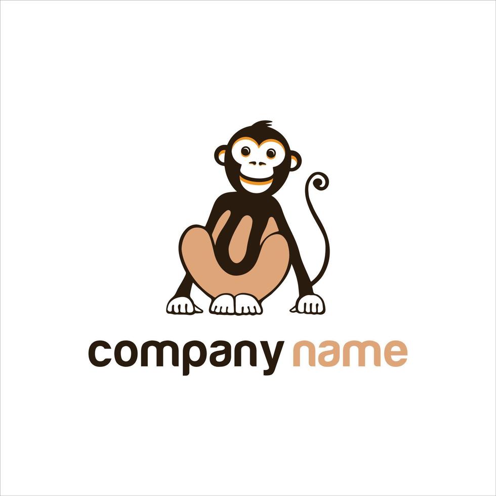 Monkey Vector Logo Design