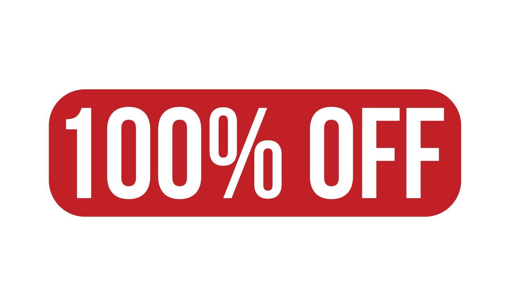 100 Percent Off Rubber Stamp. Red 100 Percent Off Rubber Grunge Stamp Seal Vector Illustration 20312434 Vector Art at Vecteezy