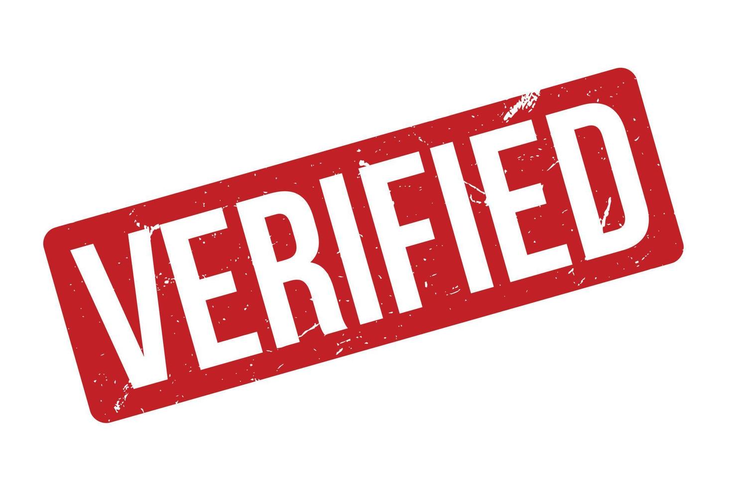 Verified Rubber Grunge Stamp Seal Vector Illustration - Vector
