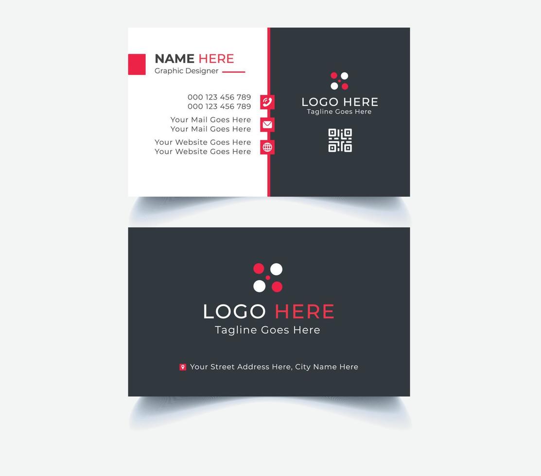 Business Card Template vector