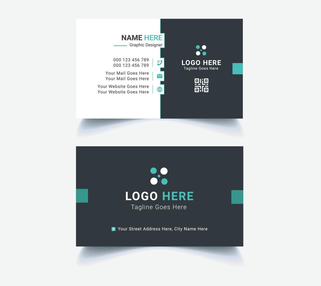 Business Card Template vector