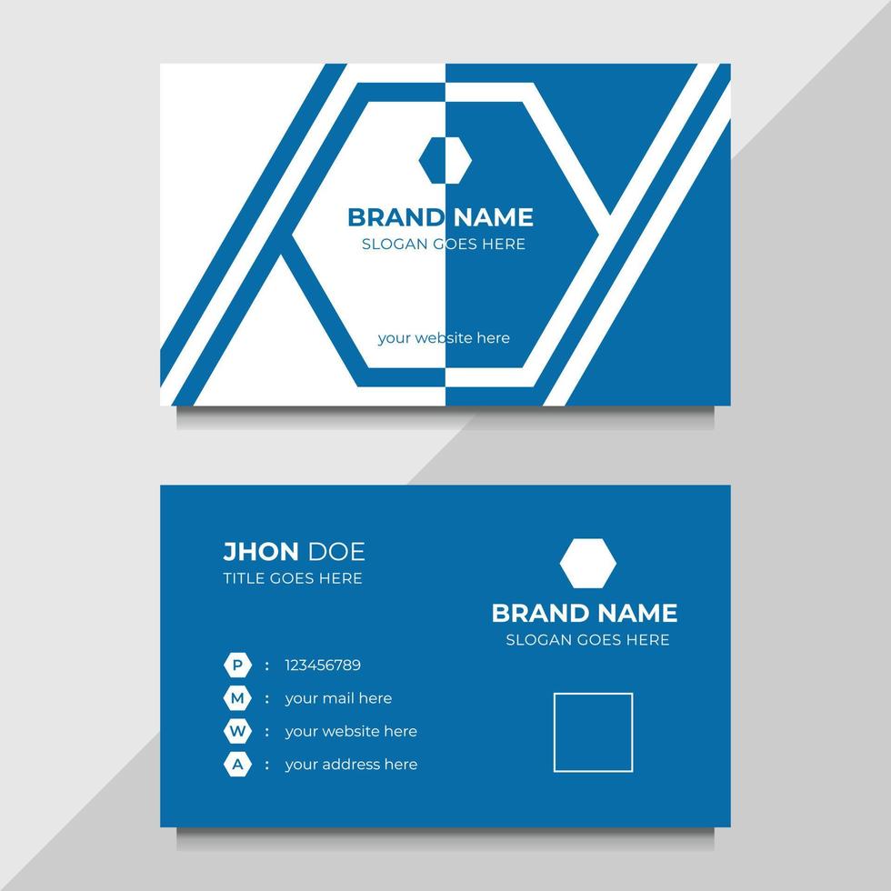 Modern Business Card Template vector