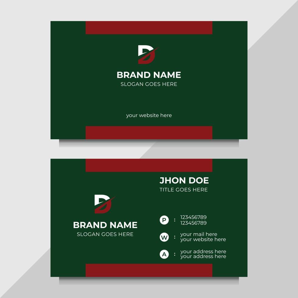 Modern Business Card Template vector