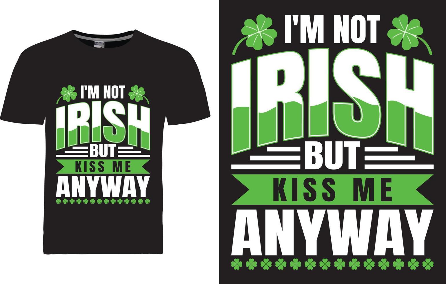 St Patrick's day t shirt designs vector