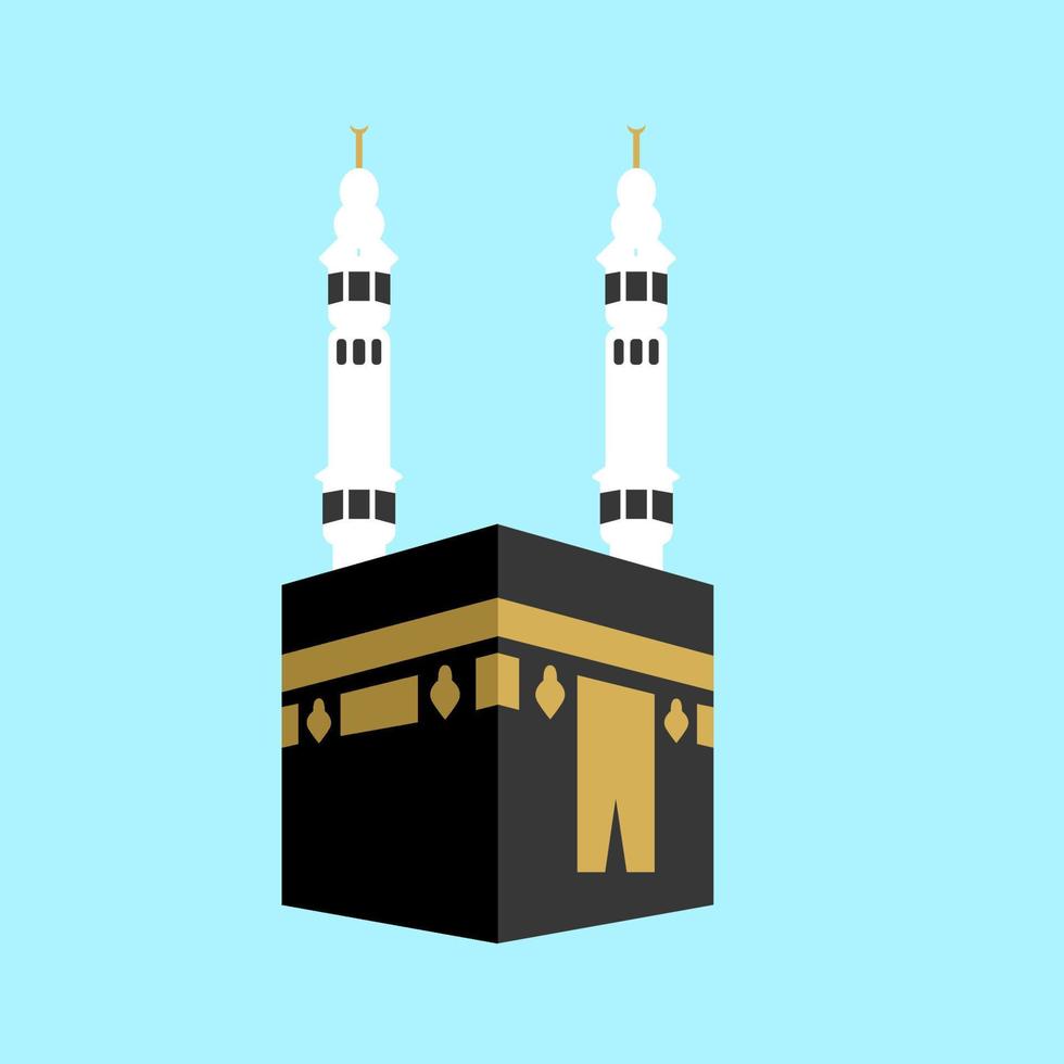 Kaaba In Mecca vector