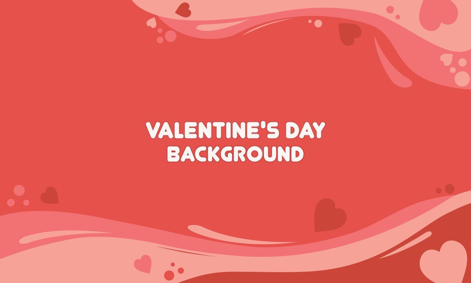 abstract wavy simple red color with love shape for valentine background vector illustrations EPS10