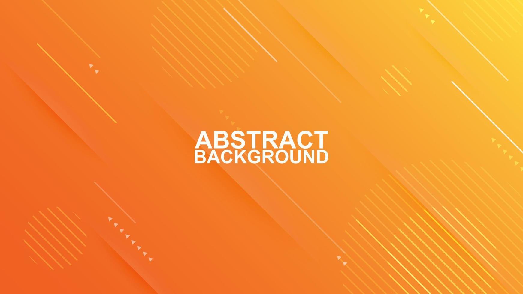 abstract geometric modern elegant with line and triangle shape in orange and yellow background vector illustrations EPS10