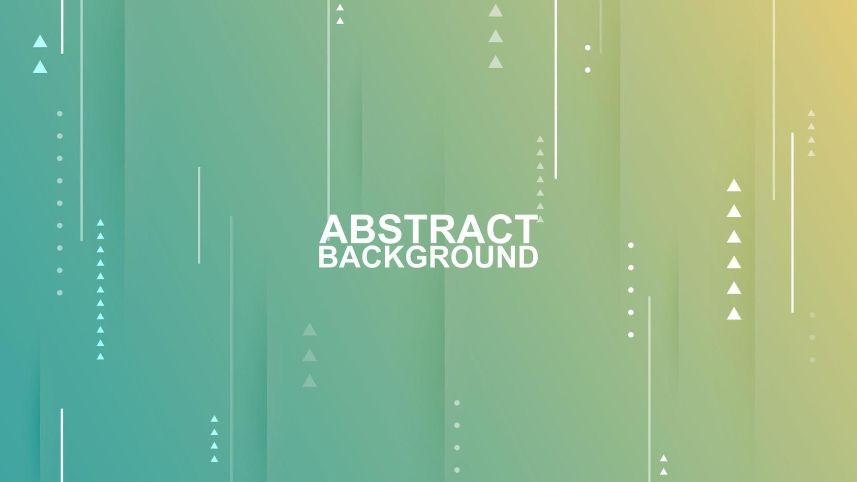 resumen moderno geométrico verde y amarillo antecedentes con línea, puntos y triángulo forma vector ilustraciones eps10