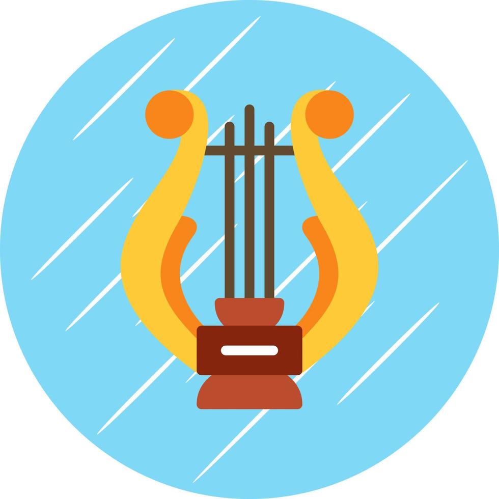 Lyre Vector Icon Design