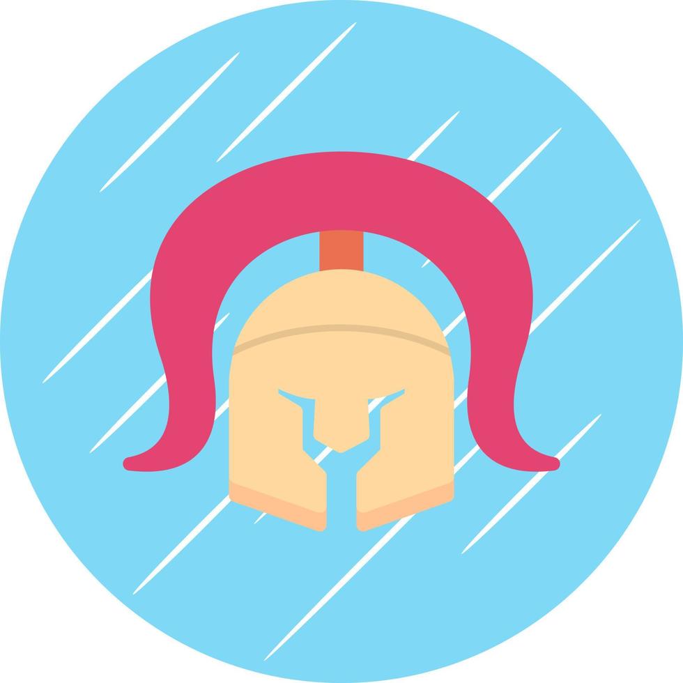 diseño de icono de vector de casco romano