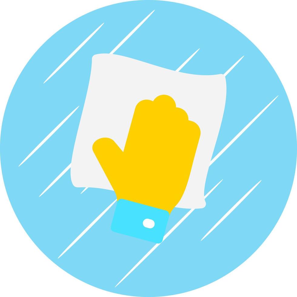 Wipe with Hand Vector Icon Design