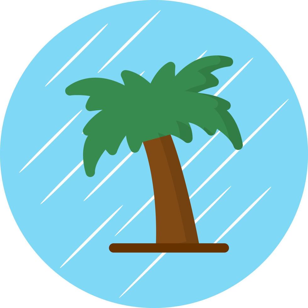 Dubai Tree Vector Icon Design