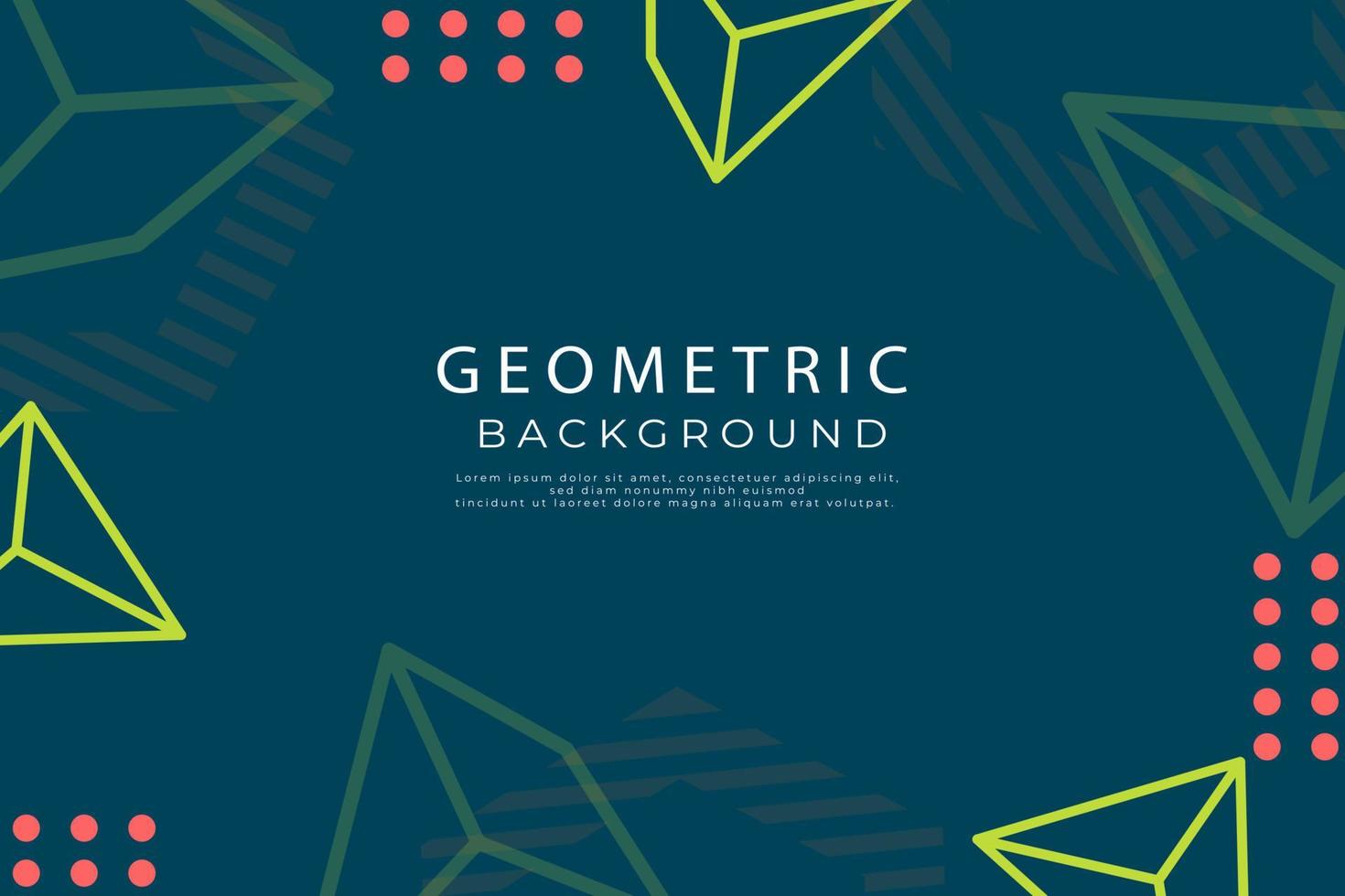 Colorful geometric background with shapes, Abstract shapes compositions vector