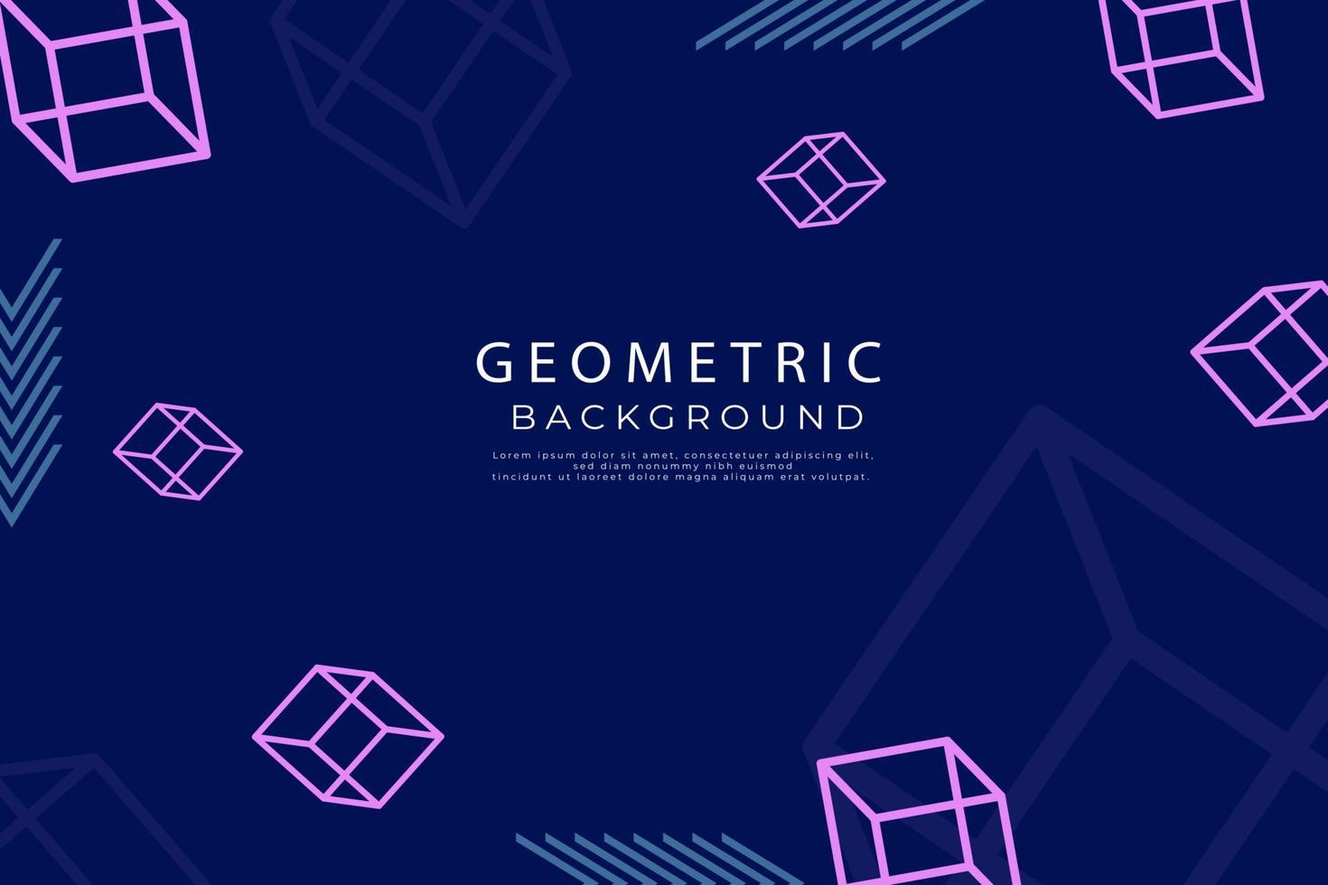 Colorful geometric background with shapes, Abstract shapes compositions vector