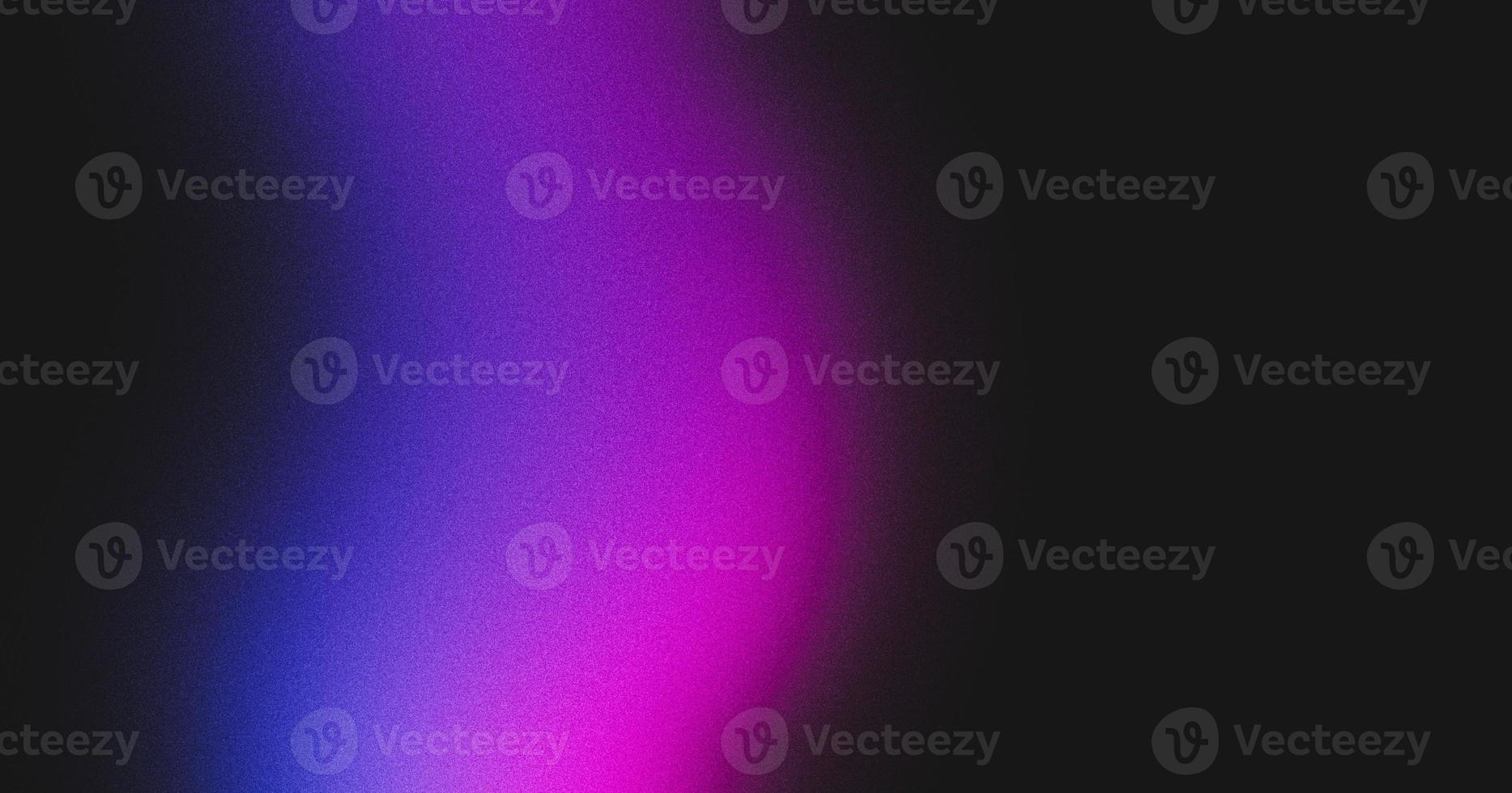 Dark purple blue grainy gradient on black background, copy space, noise texture effect, wide banner size photo