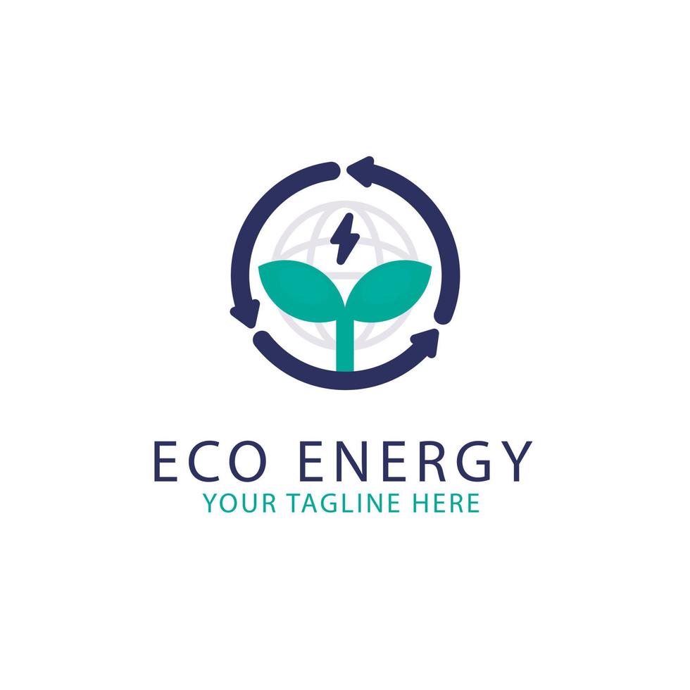 renewable energy logo template design vector