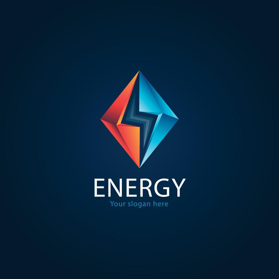 renovable energía logo modelo diseño vector