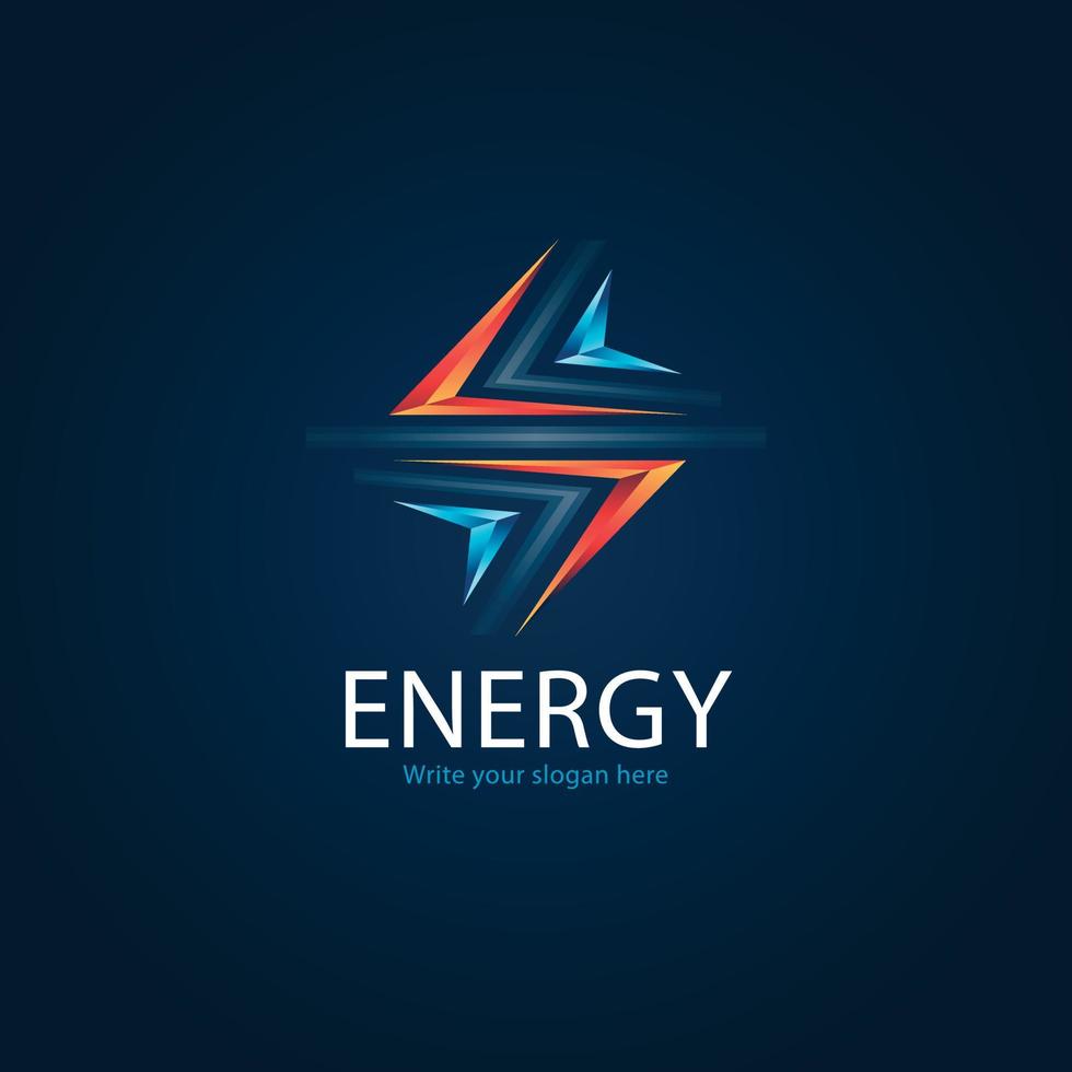 renovable energía logo modelo diseño vector