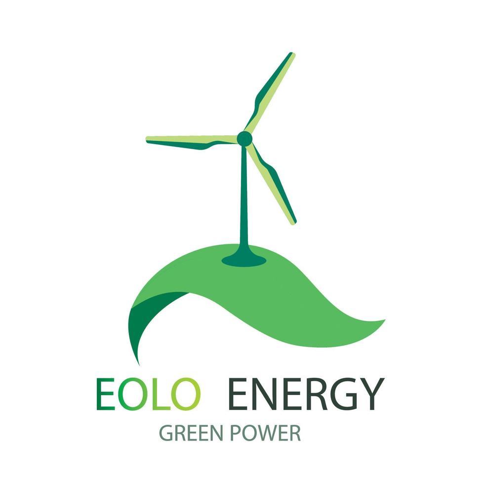 renewable energy logo template design vector