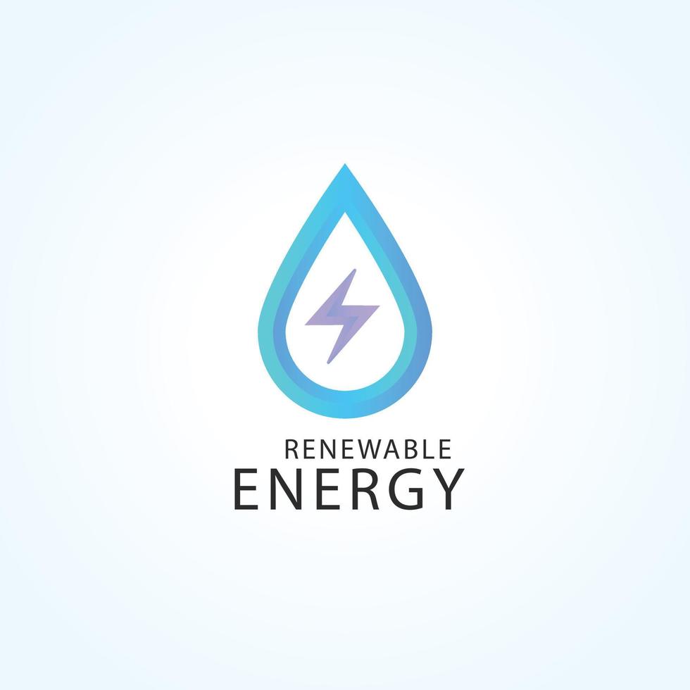 renewable energy logo template design vector
