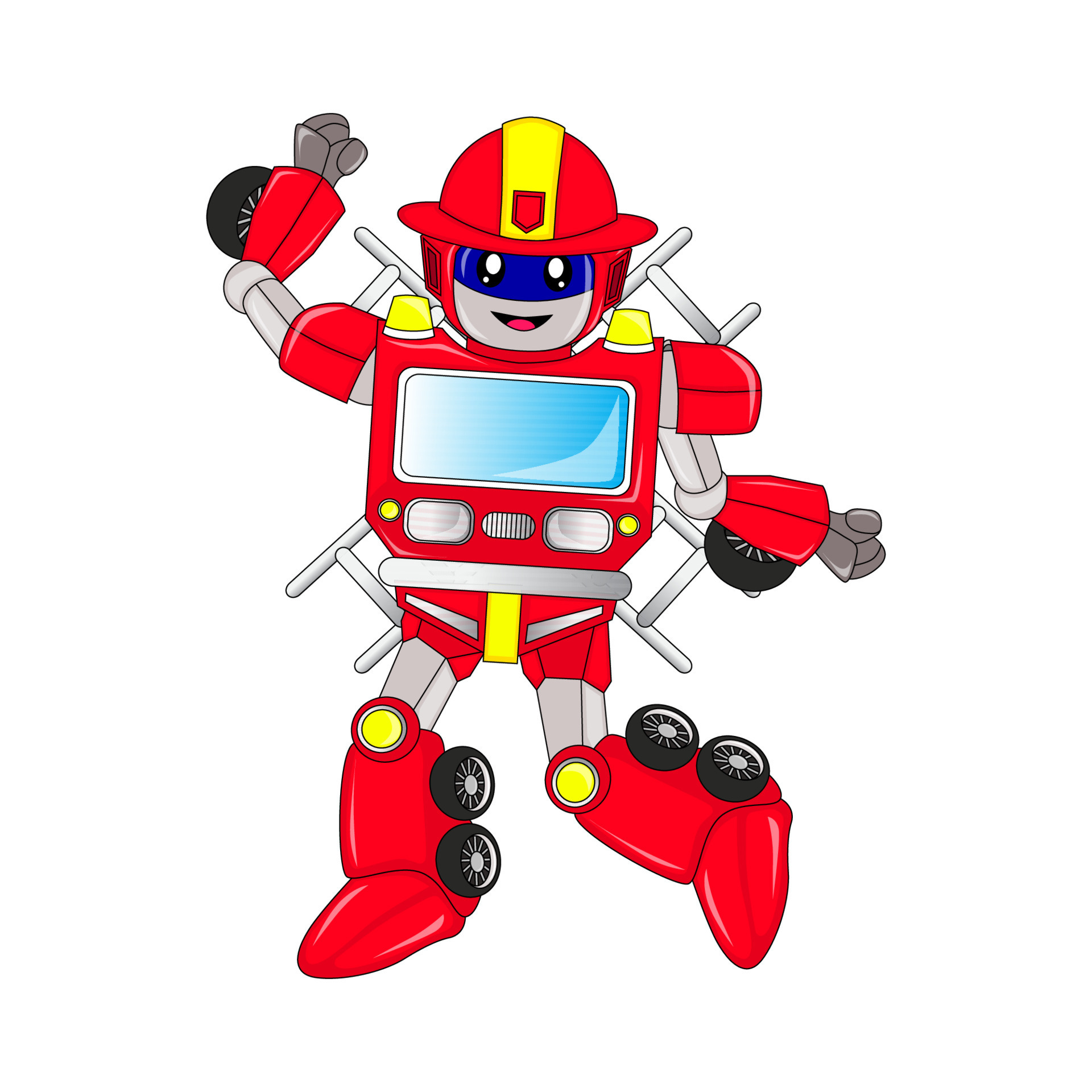 Fire truck robot 2025