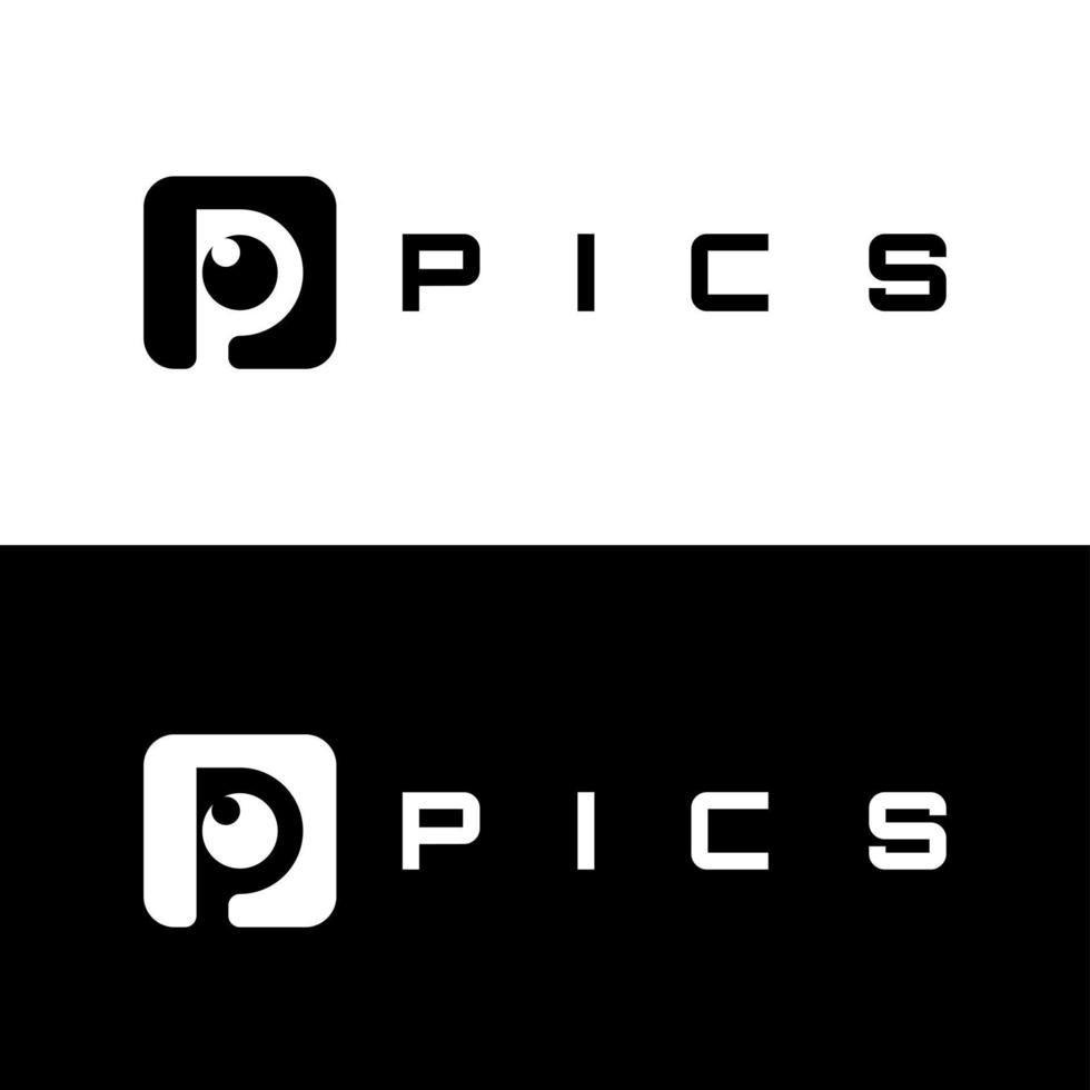 pics camera logo design vector