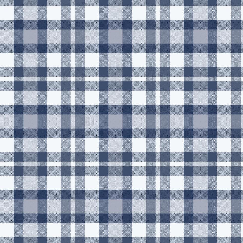 Tartan Plaid With Night Color Pattern. vector