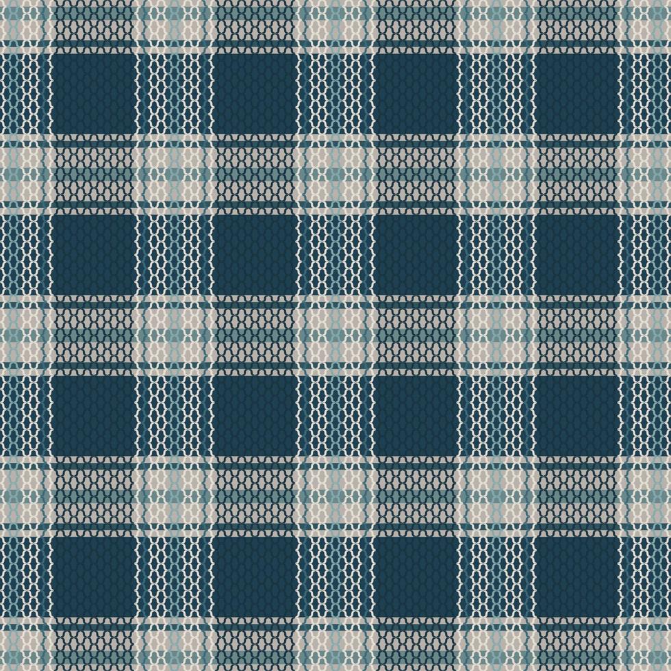 Tartan Plaid With Night Color Pattern. vector