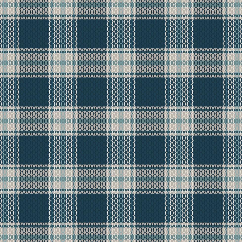 Tartan Plaid With Night Color Pattern. vector