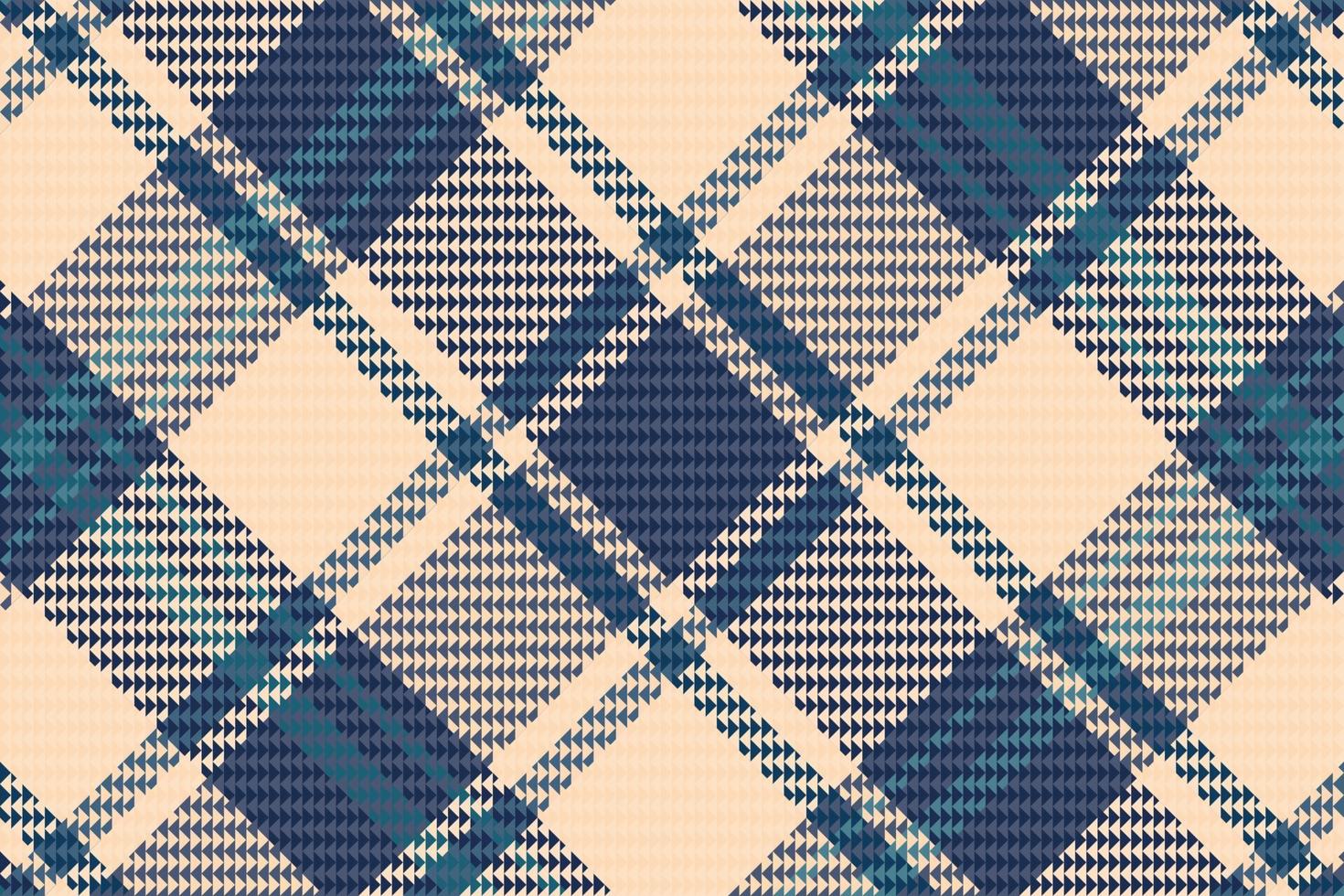 Tartan Plaid With Night Color Pattern. vector