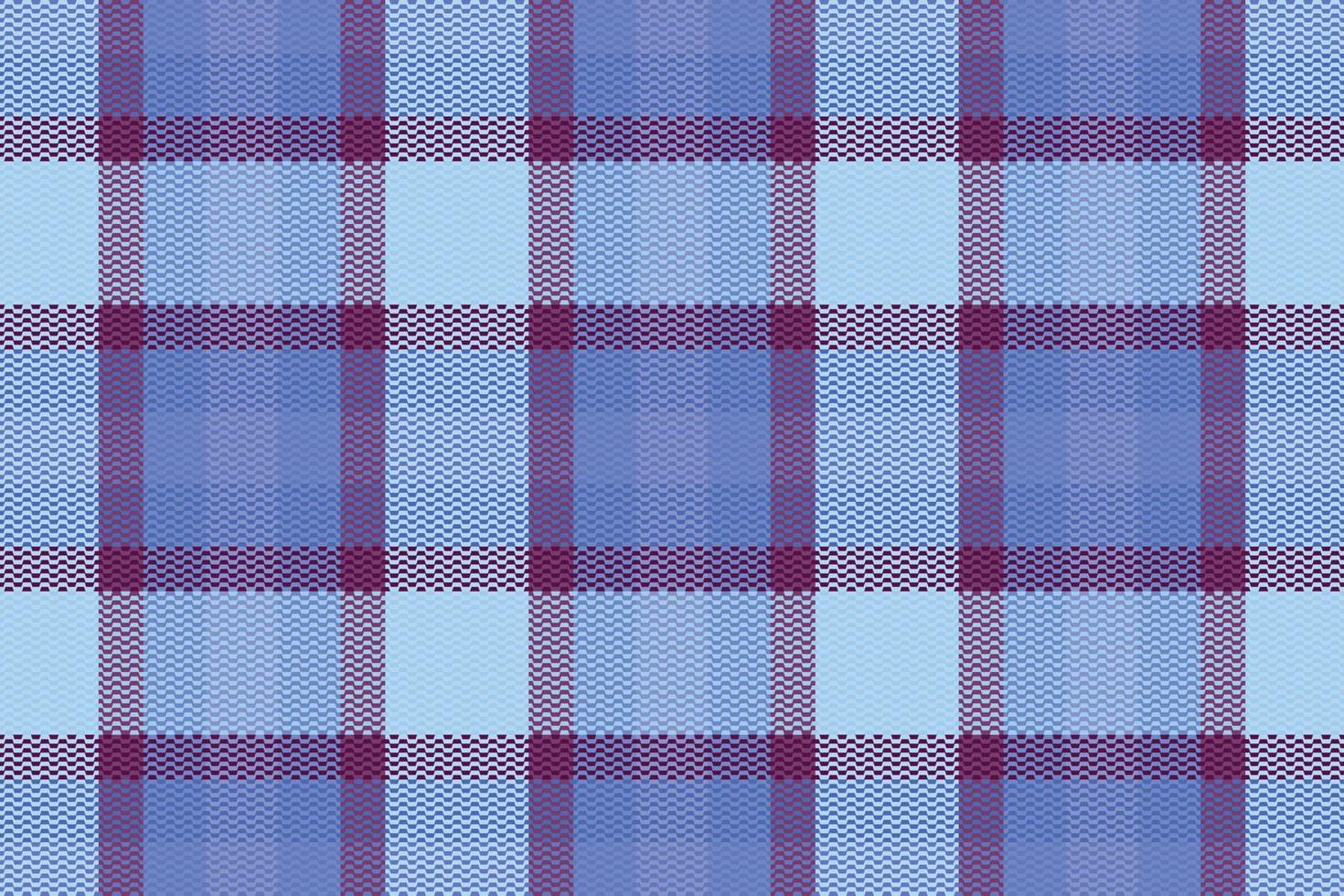 Tartan Plaid With Night Color Pattern. vector