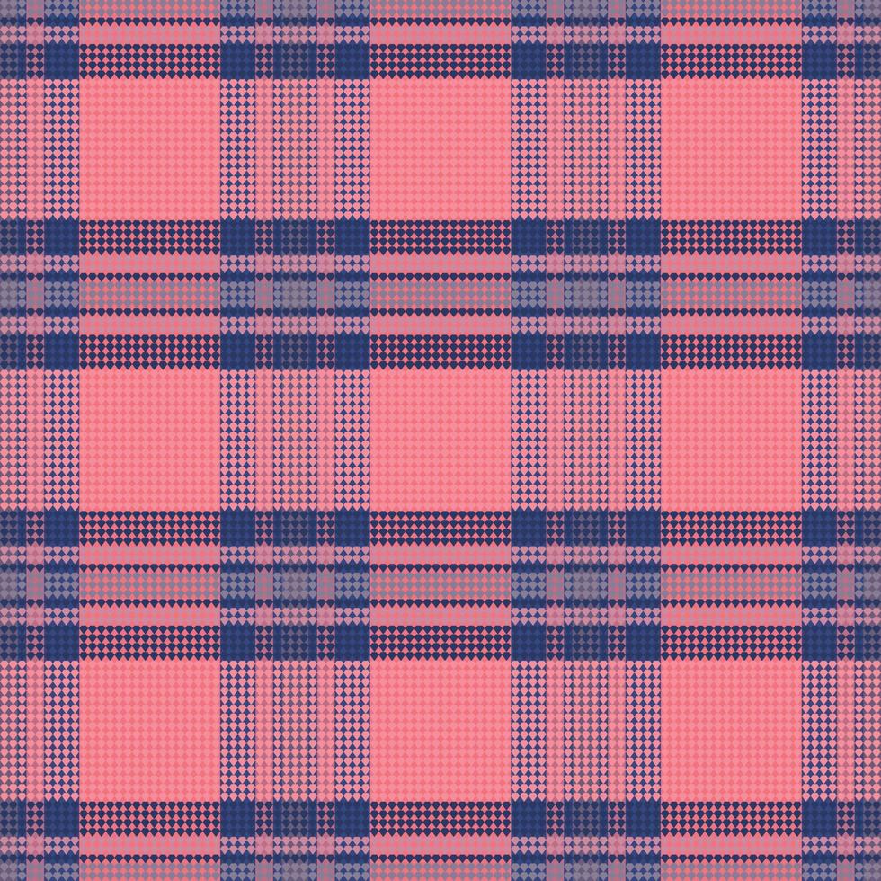Tartan Plaid With Night Color Pattern. vector