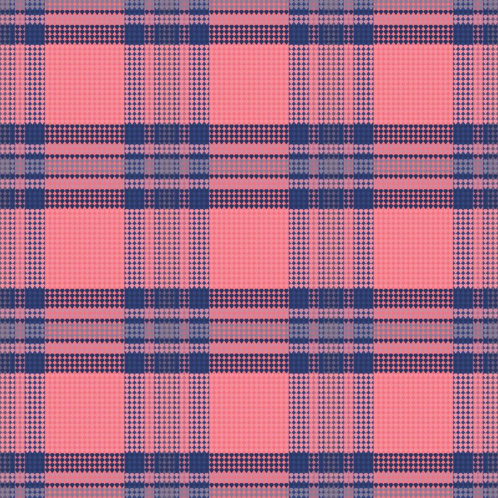 Tartan Plaid With Night Color Pattern. vector