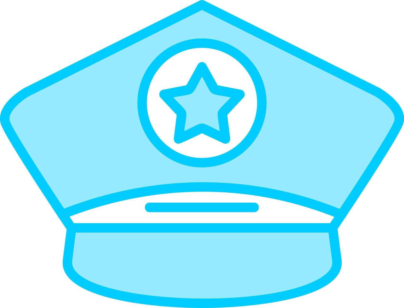 Police Cap Vector Icon