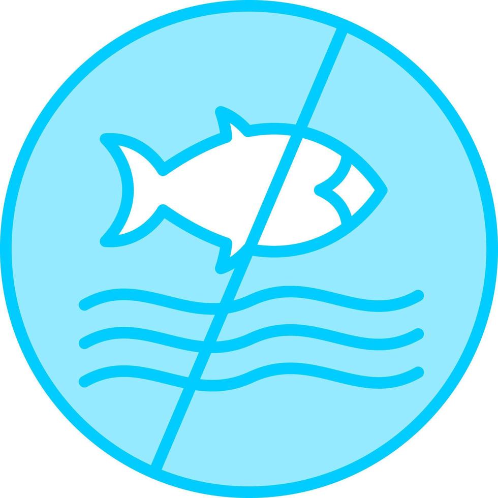 No Fishing Vector Icon