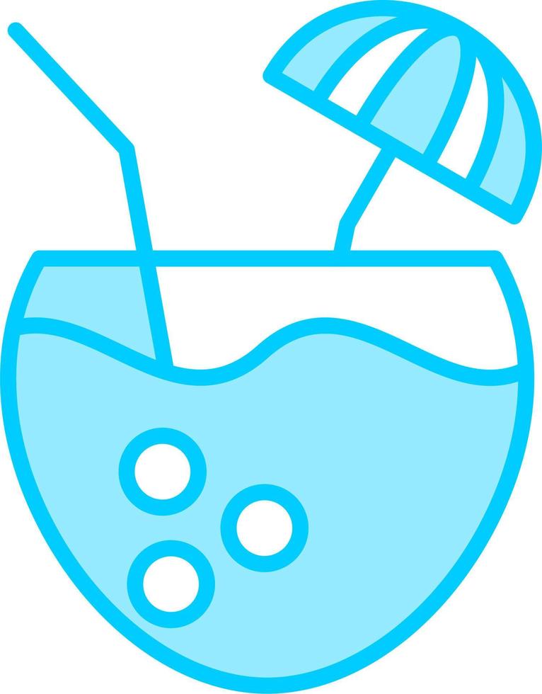 Coconut Drink Vector Icon