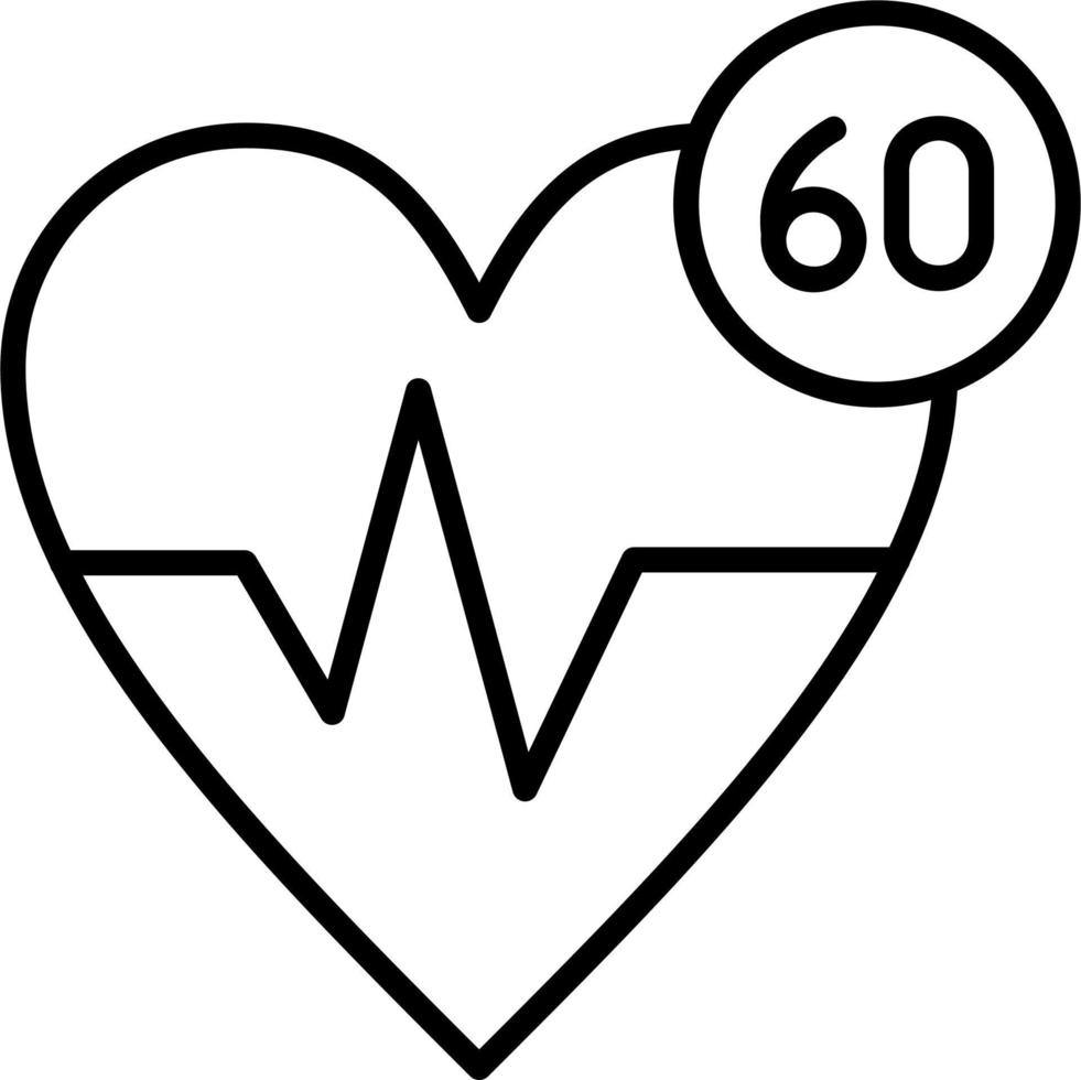 Heart Rate Vector Icon