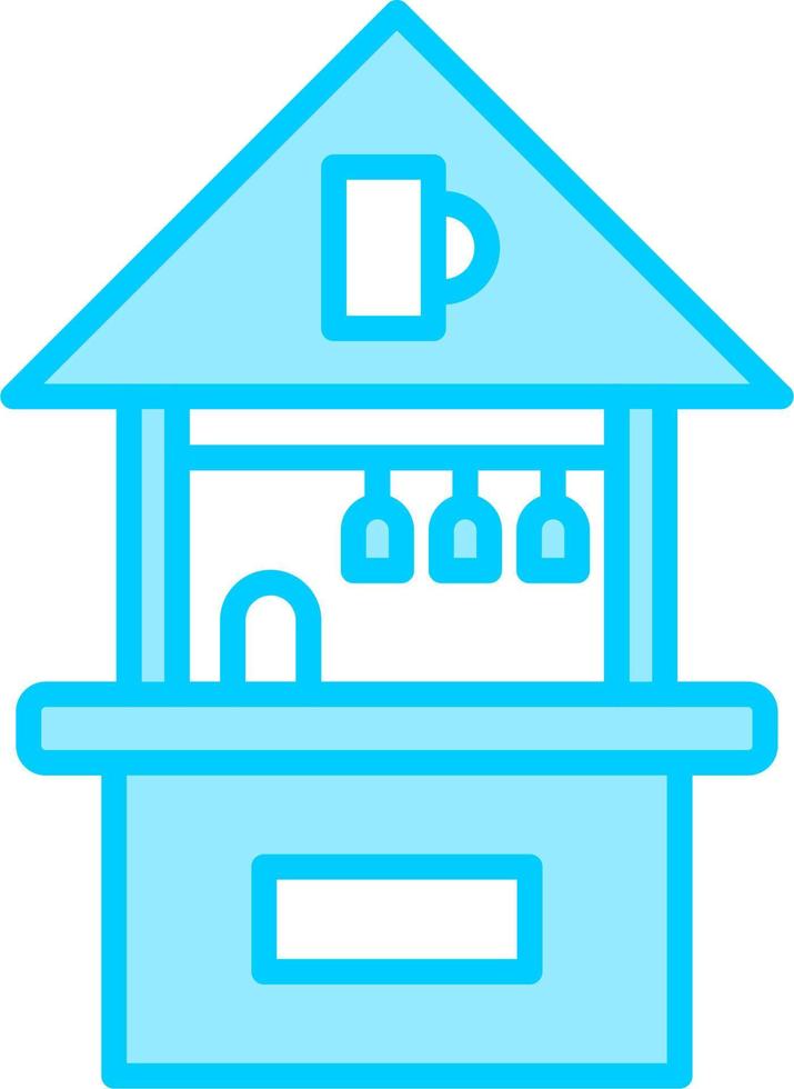 Beach Hut Vector Icon