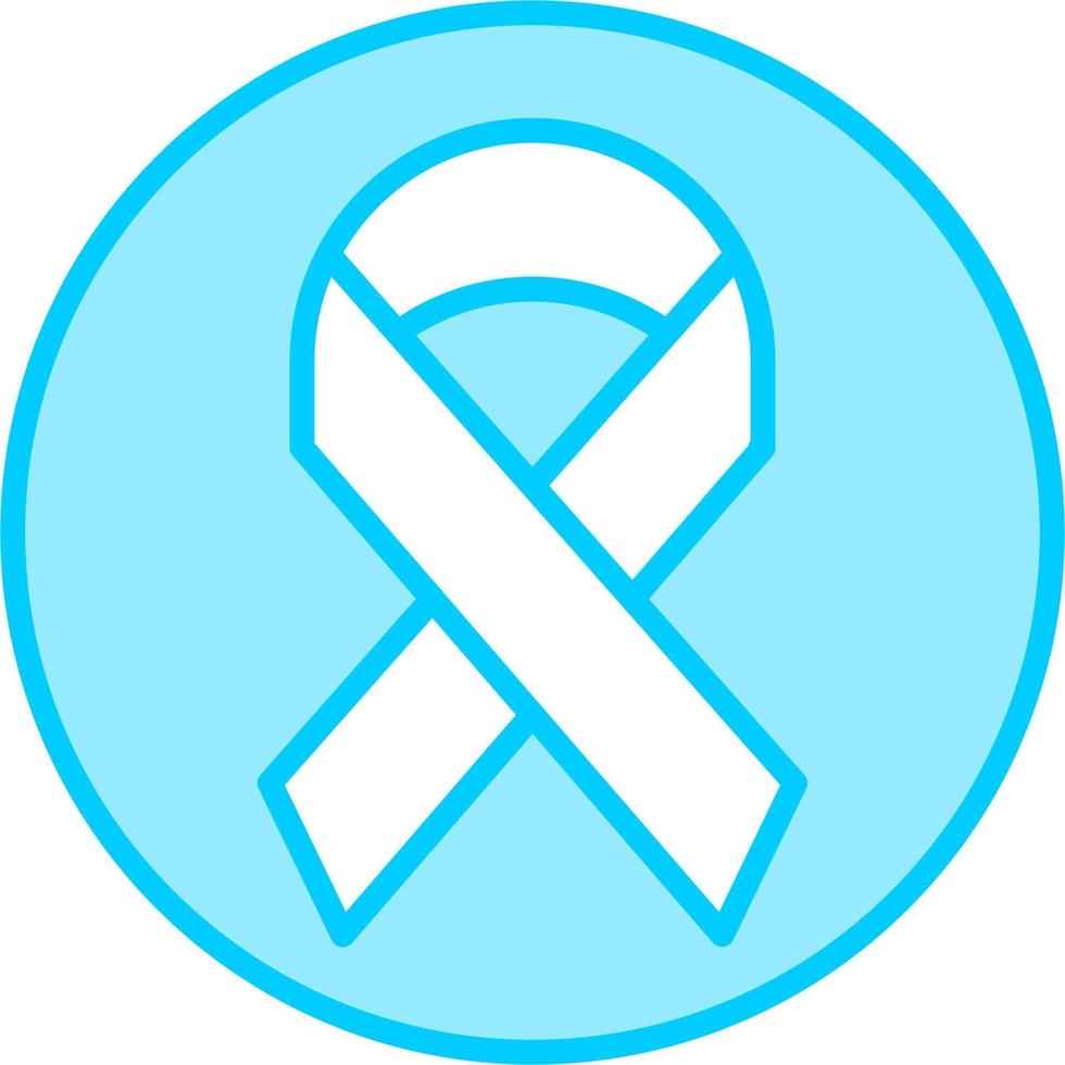 cáncer cinta vector icono
