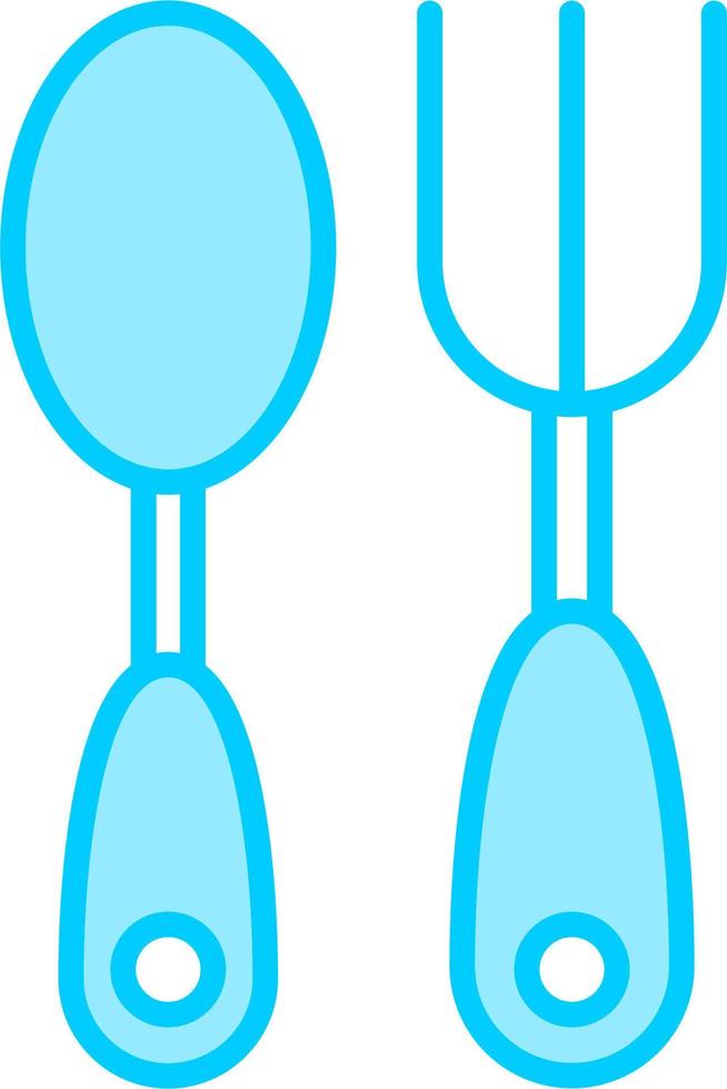 Baby Cutlery Vector Icon