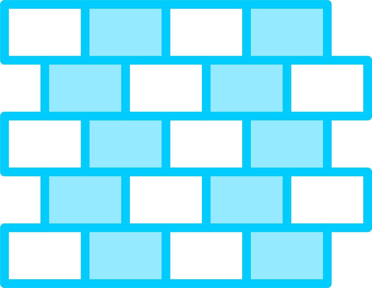 Brick Wall Vector Icon