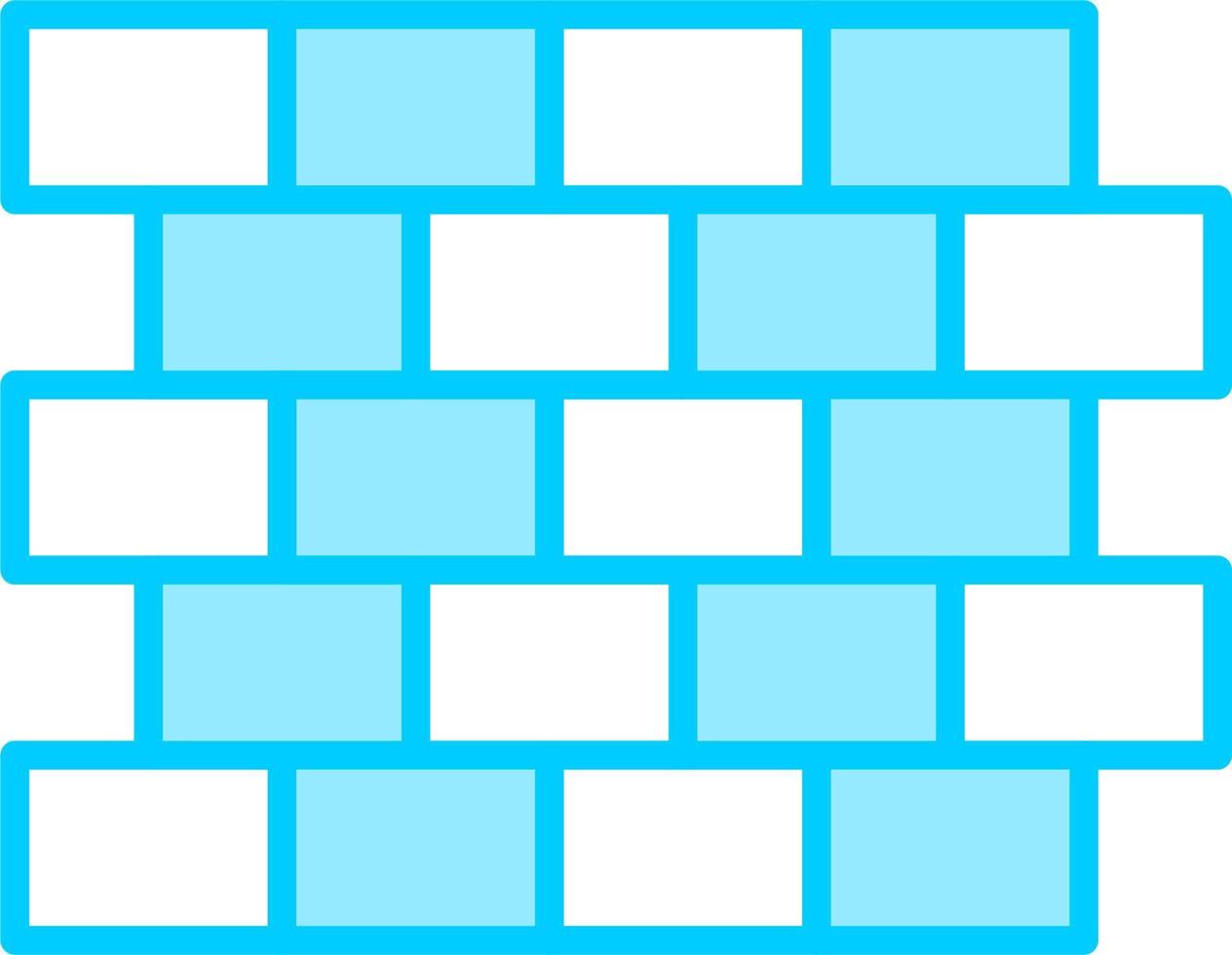 Brick Wall Vector Icon