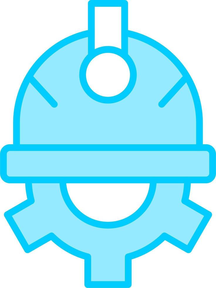 icono de vector de casco