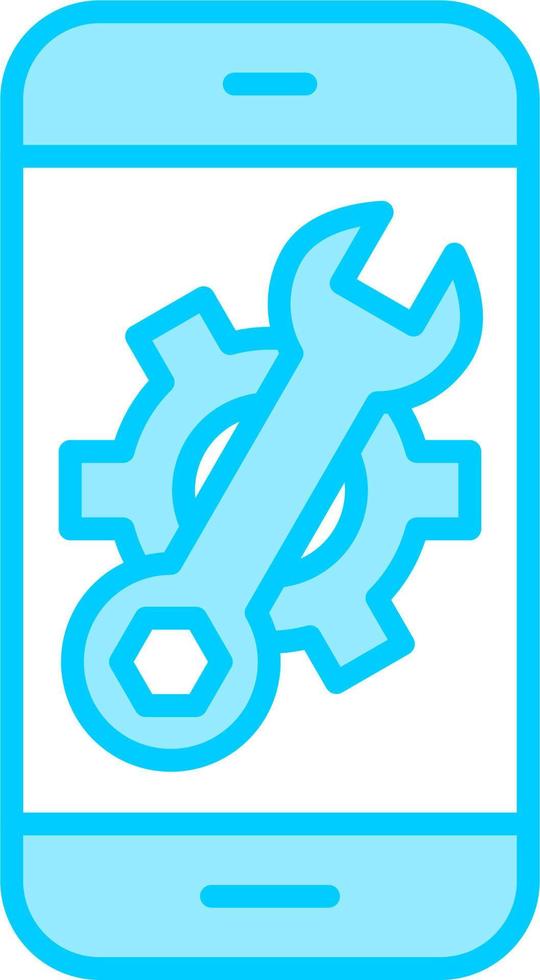 Mobile Setting Vector Icon