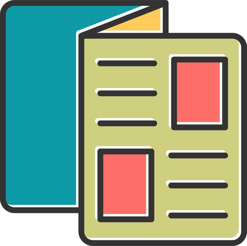 Brochure Vector Icon