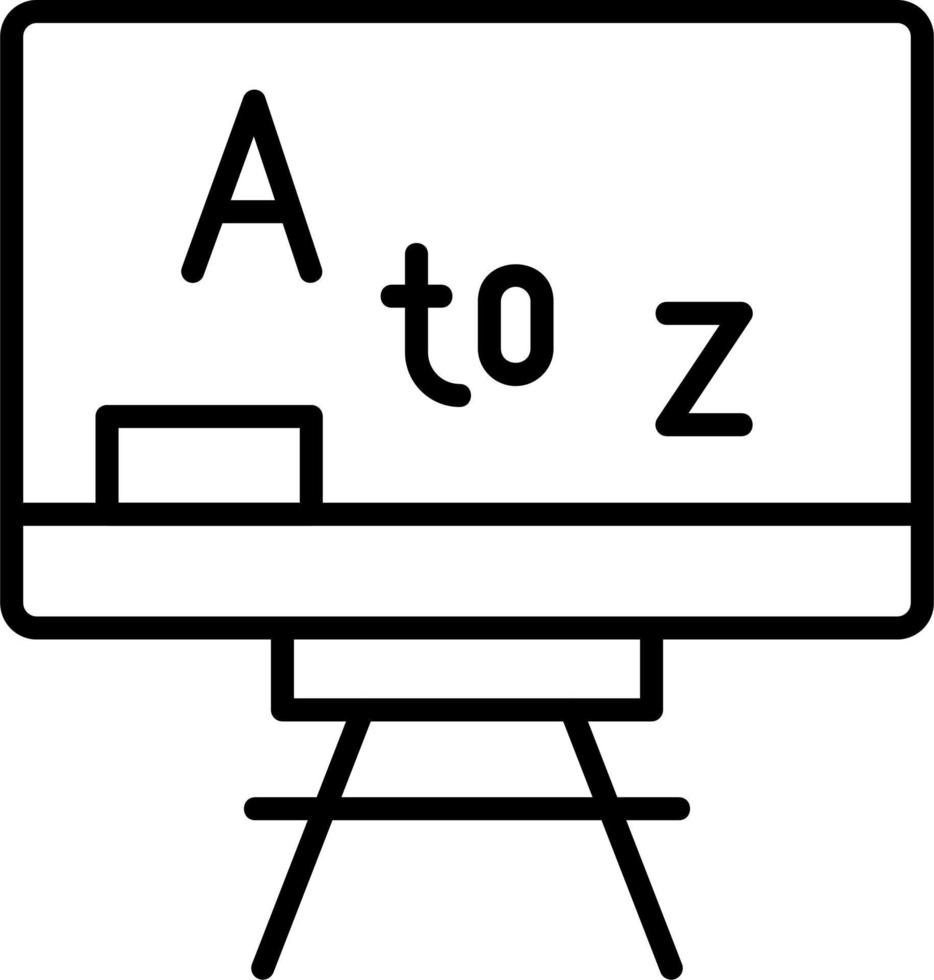 Whiteboard Vector Icon