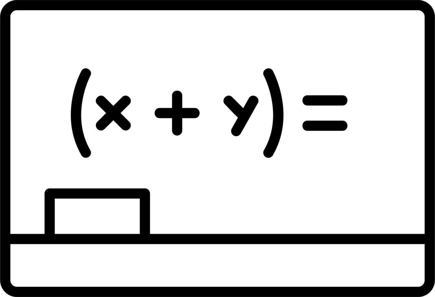 icono de vector de matemáticas