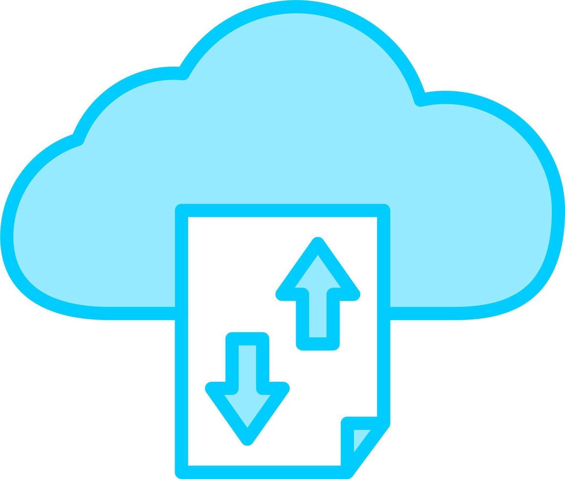 Cloud Storage Vector Icon