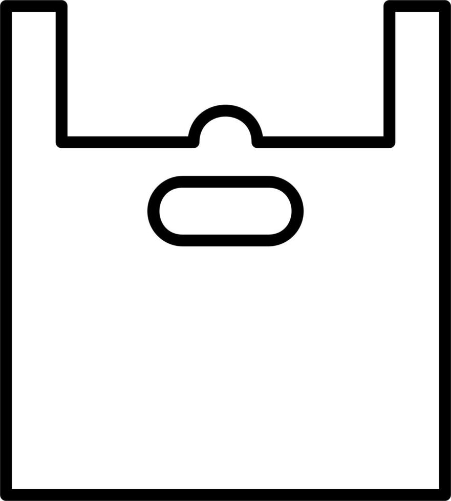 Plastic Bag Vector Icon