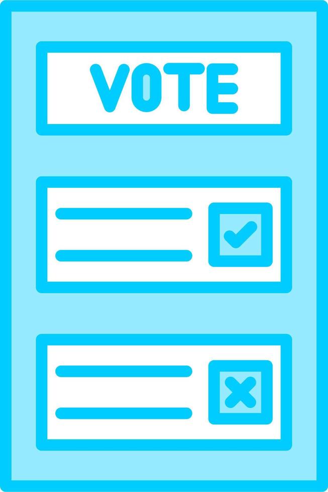 Ballot Vector Icon